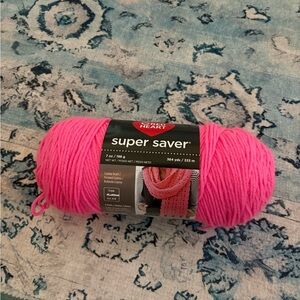 Hot Pink Yarn